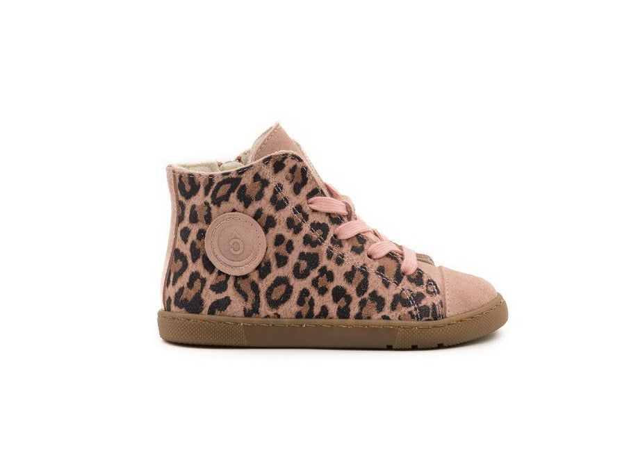 Botín Barefoot Coqueflex Leopardo Niña