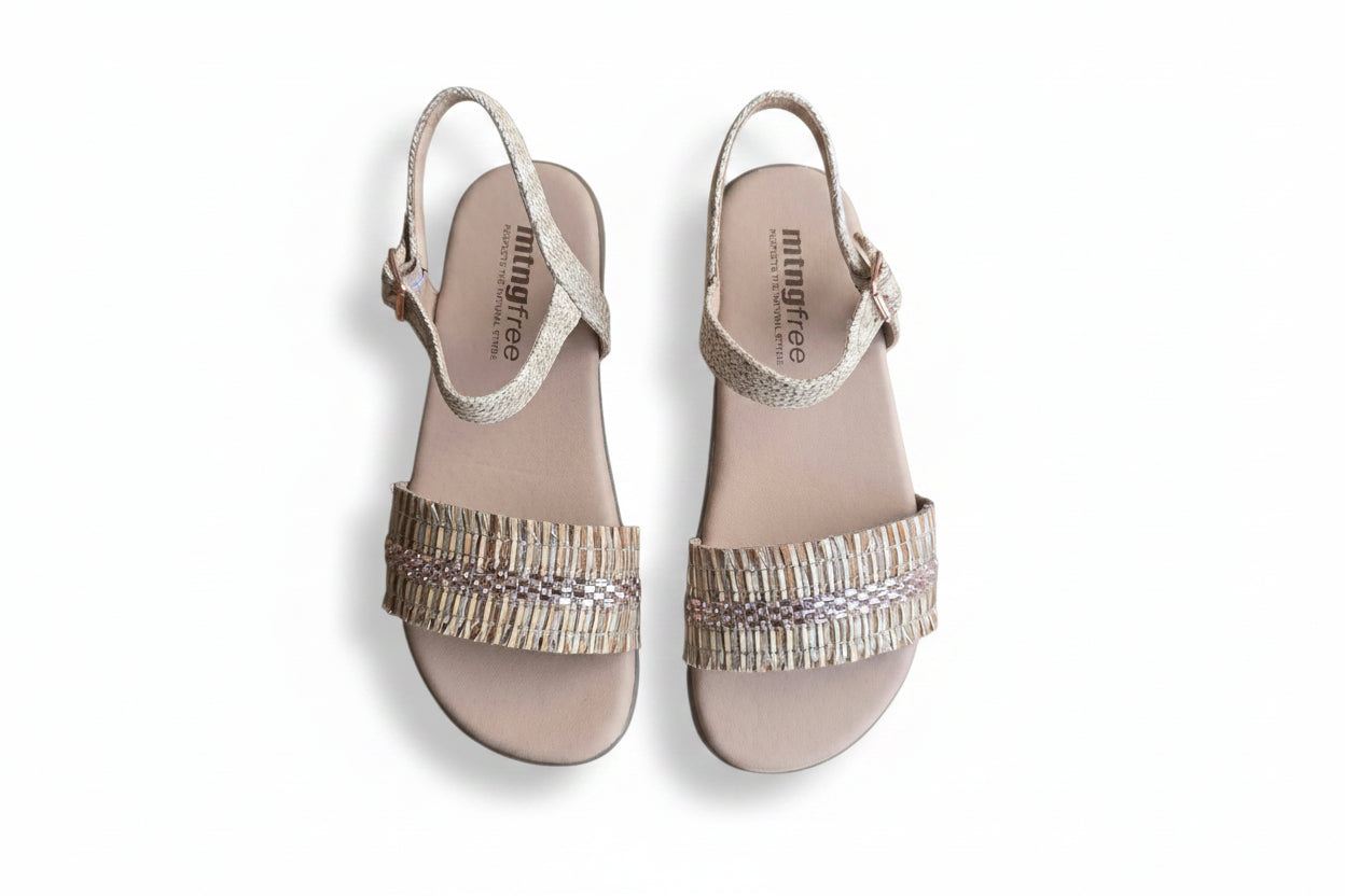 Sandalias Barefoot Mustang Crystal