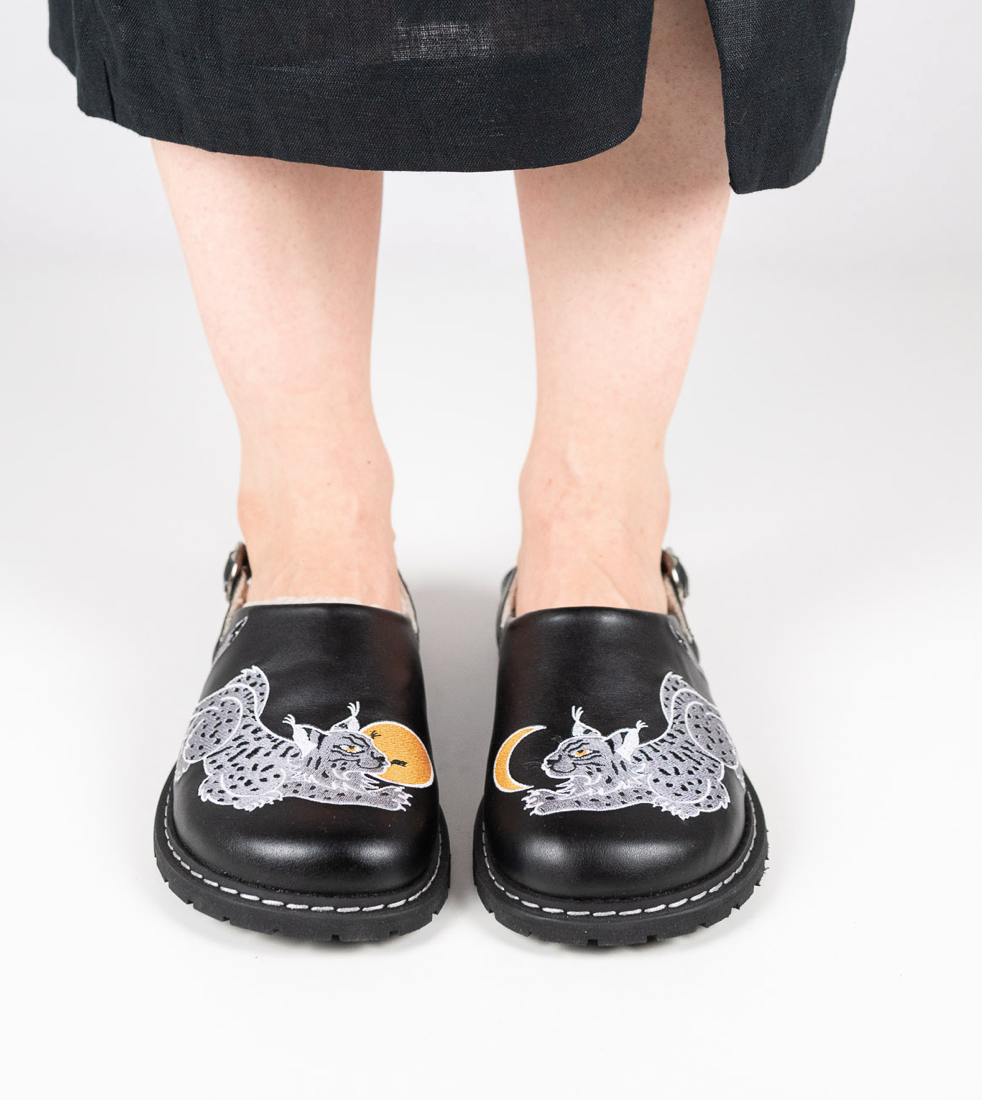 Zuecos Barefoot Negros Lux Sambas the Bambas