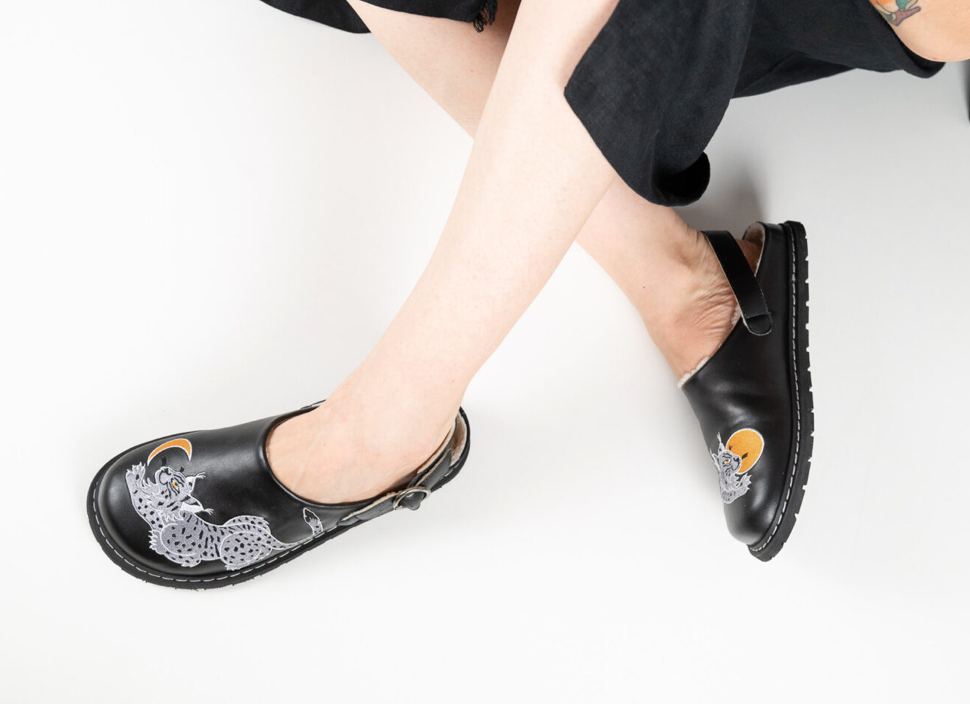 Zuecos Barefoot Negros Lux Sambas the Bambas