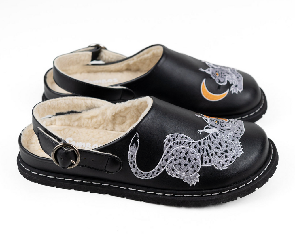 Zuecos Barefoot Negros Lux Sambas the Bambas