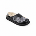 Zuecos Barefoot Sambas the Bambas Lux Negro