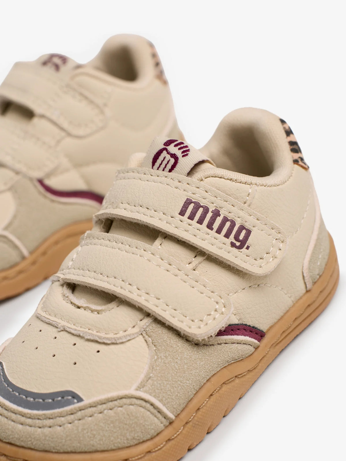 Deportivo Baby Free beige granate animal