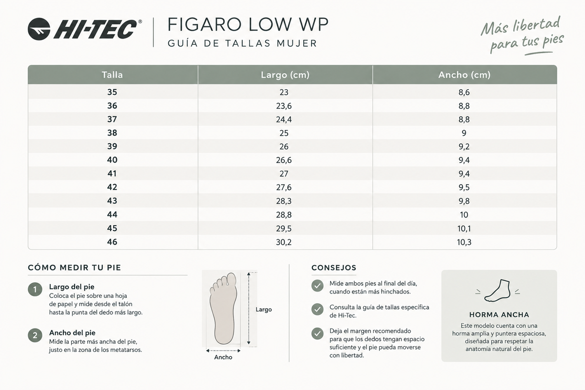 Zapatillas barefoot trekking waterproof Hi-Tec Figaro Low WP