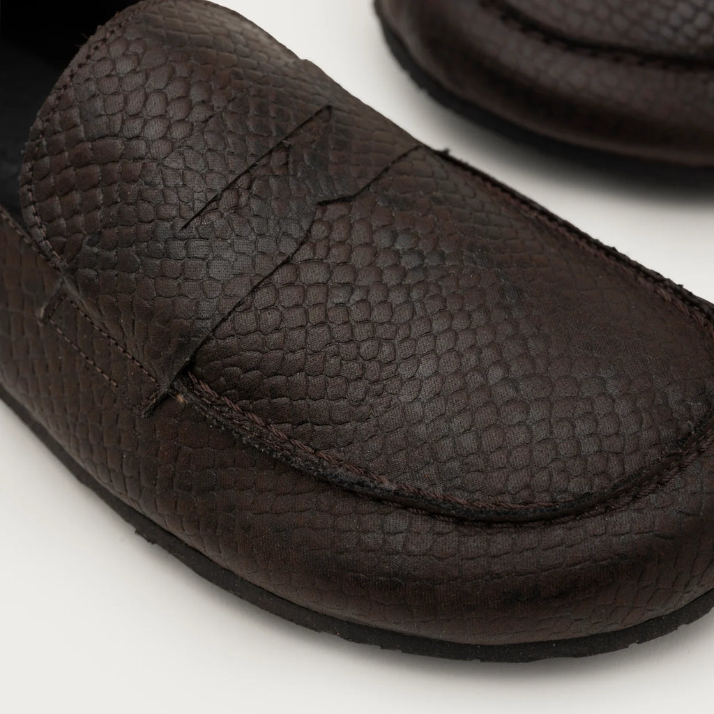 Mocasín Barefoot Coqueflex Oxford Piel Serpiente