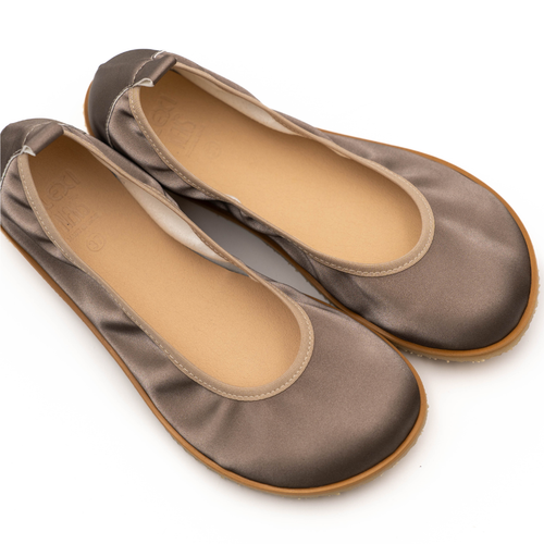 Bailarinas Barefoot Mujer Silk Taupe Flexinens