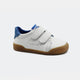 Chaussures de sport enfant Barefoot Londres Blanc et Bleu souples