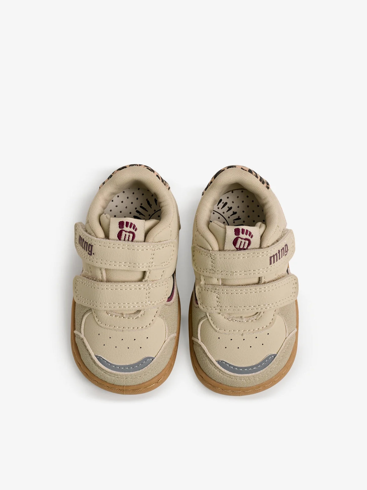 Deportivo Baby Free beige granate animal