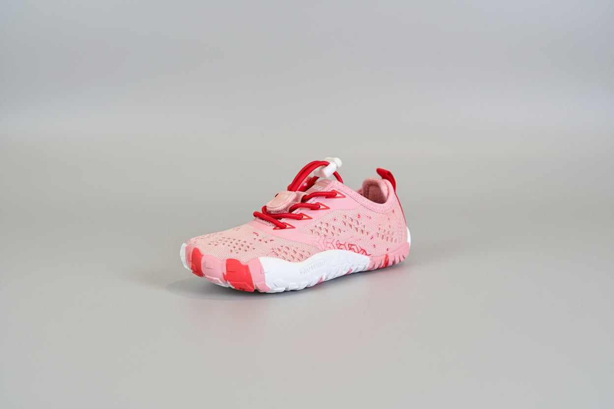 Zapatillas Infantiles Saguaro Niños – Deportivas, Ligeras y Transpirables, Suela Antideslizante, Cordón Elástico – Tallas 24 a 36 Rosa