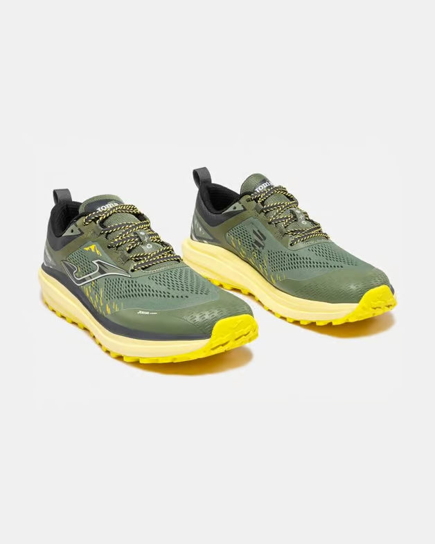 Zapatilla Trail Kubor Joma verde amarilo