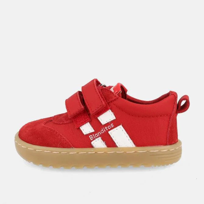 Deportivo niño/a Barefoot Rojo Lisboa Blanditos