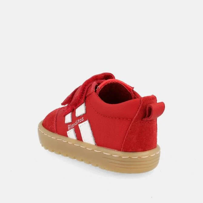 Deportivo niño/a Barefoot Rojo Lisboa Blanditos