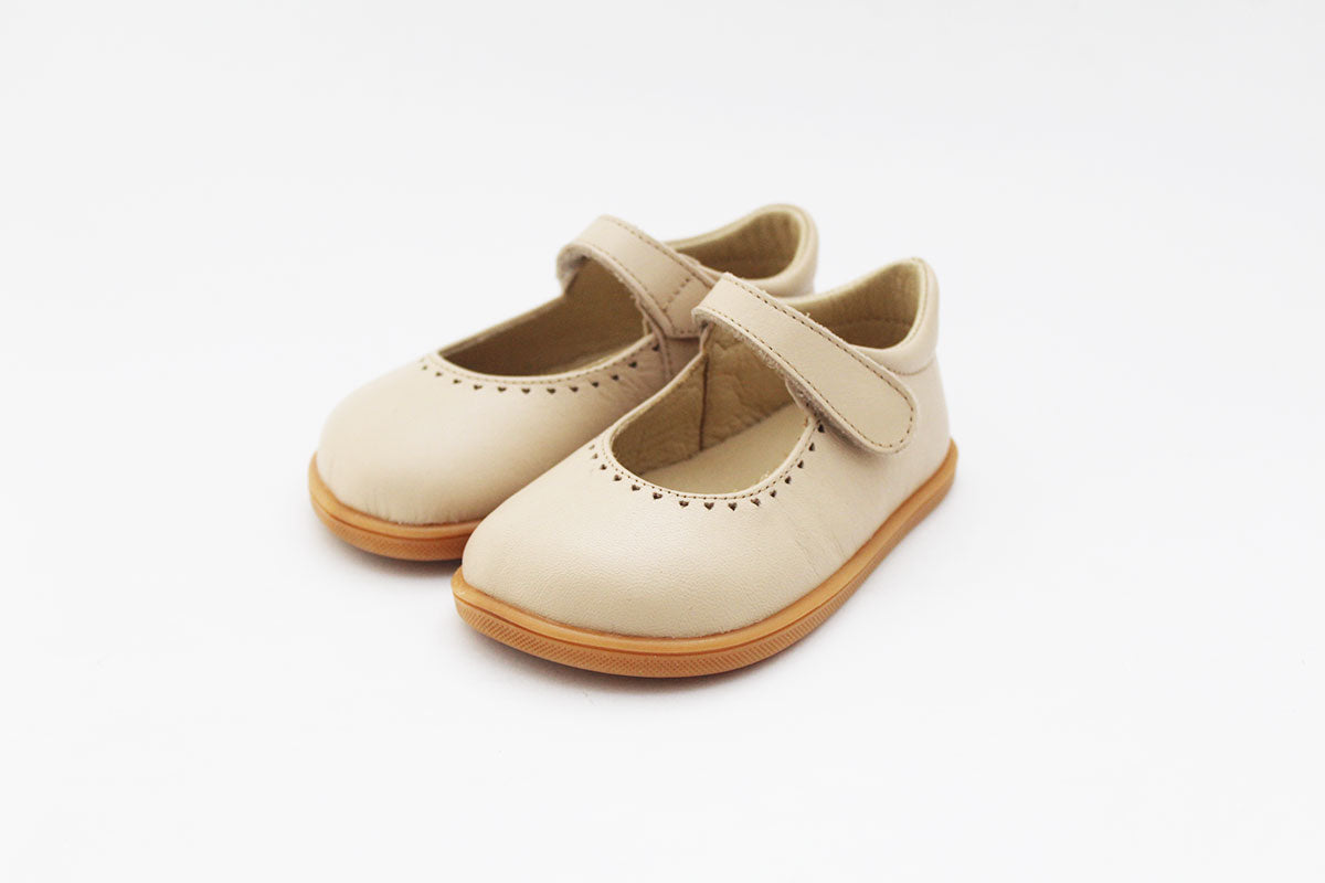 Merceditas Barefoot niña Arena Delhi Blanditos