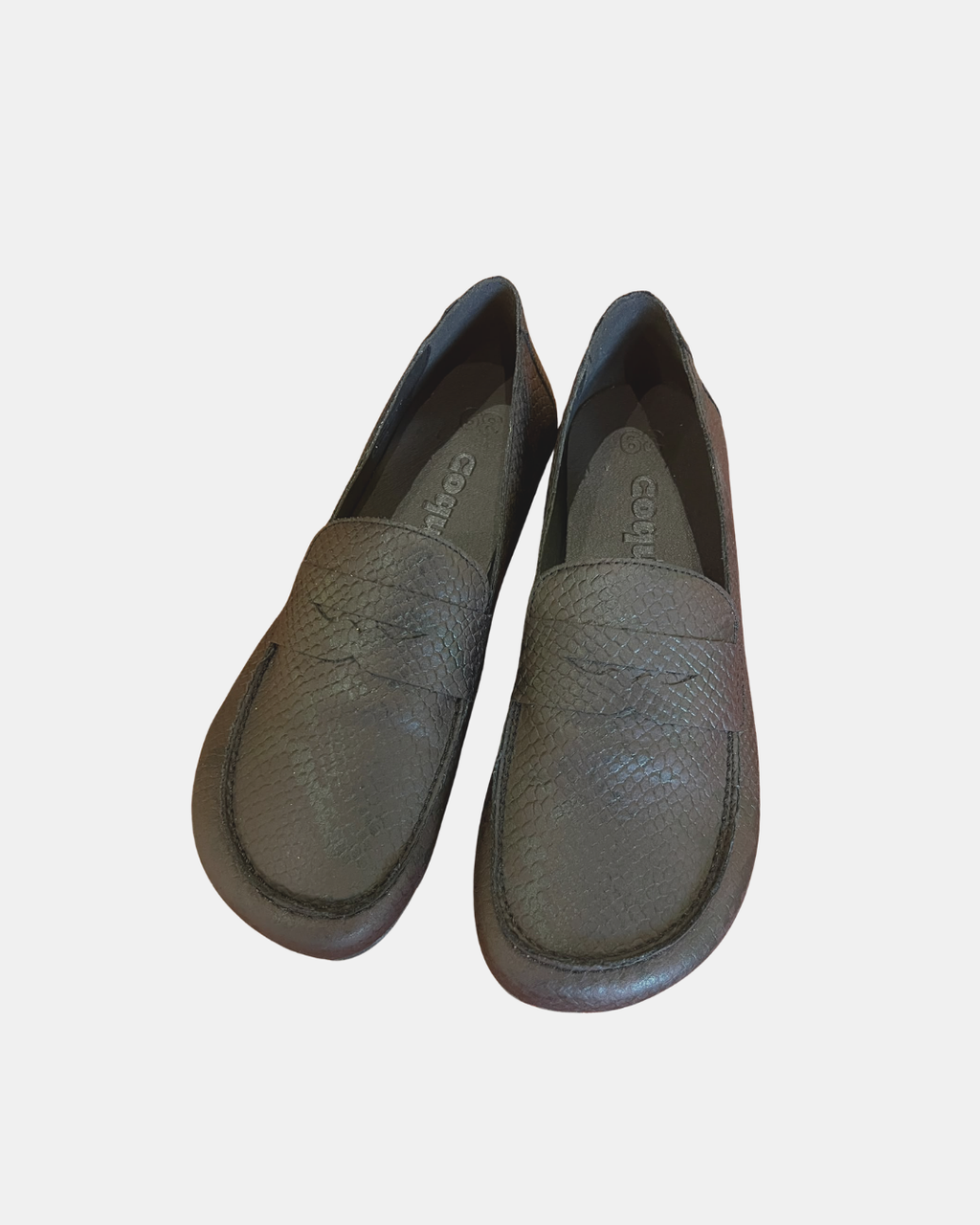 Mocasín Barefoot Coqueflex Oxford Piel Serpiente