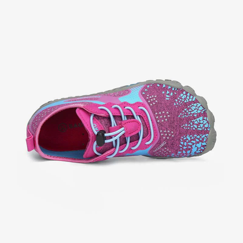 Zapatillas Niños Saguaro Fast I Rosa – Deportivas, Ligeras y Transpirables, Suela Antideslizante, Cordón Elástico