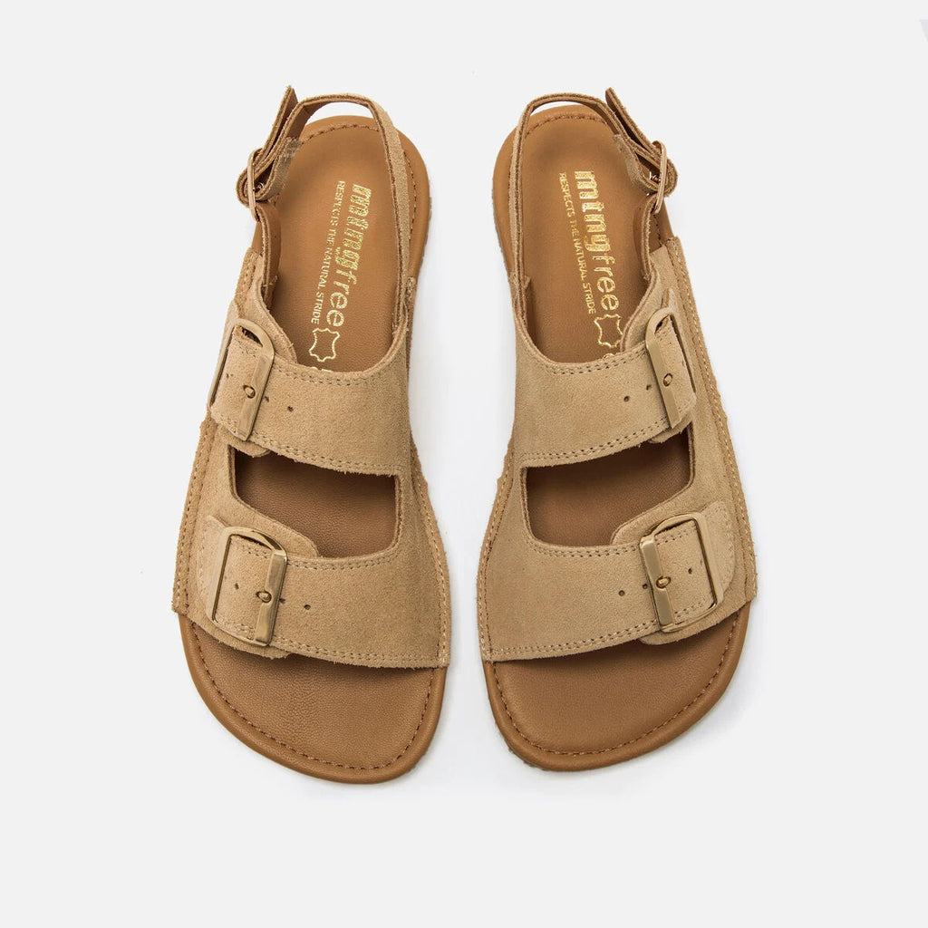 Sandalia Barefoot Mustang Free Lara Camel