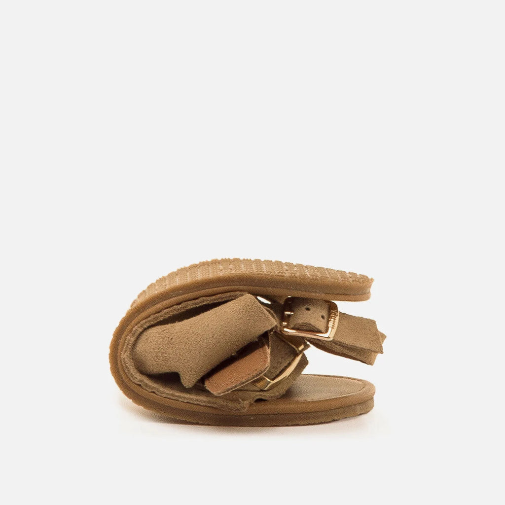 Sandalia Barefoot Mustang Free Lara Camel
