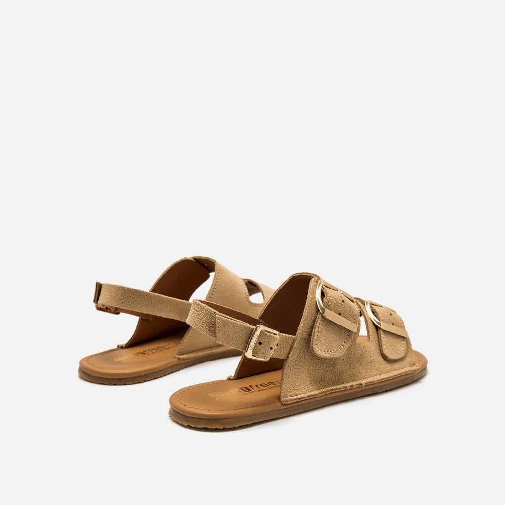 Sandalia Barefoot Mustang Free Lara Camel