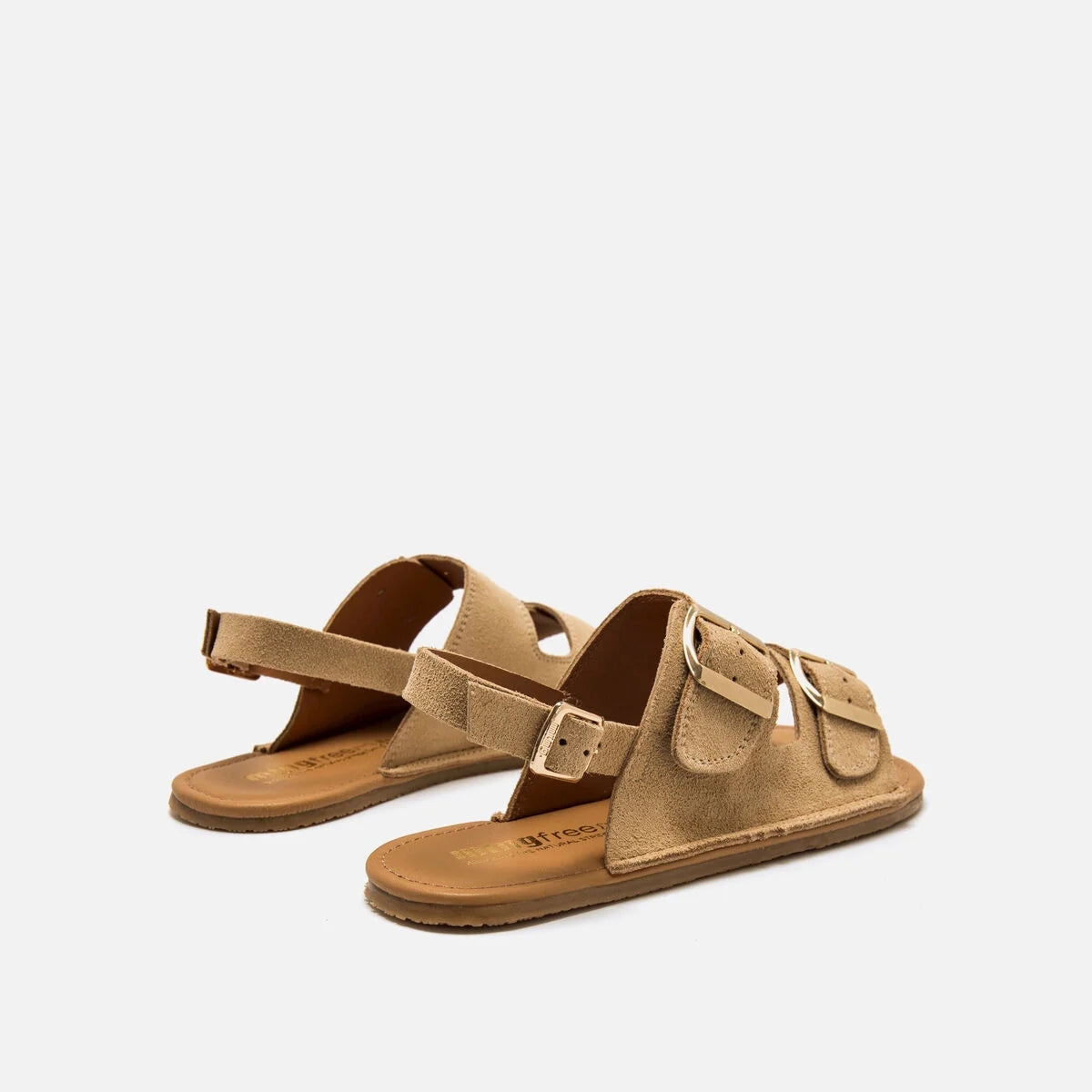Sandalia Barefoot Mustang Free Lara Camel