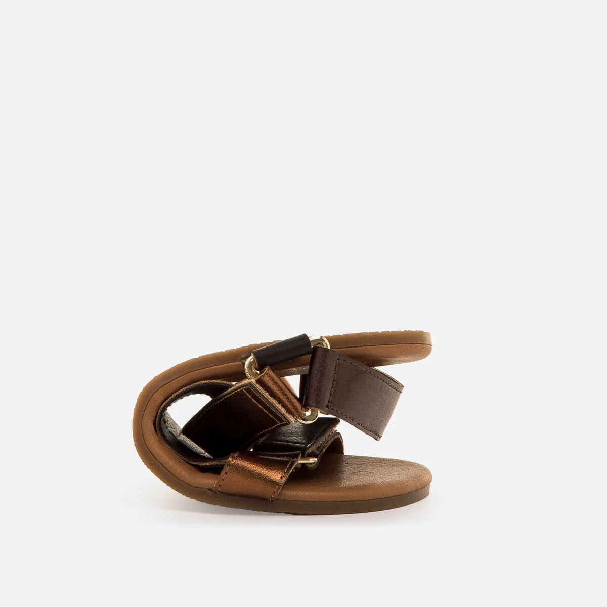 Sandalia Barefoot Mustang Cleo Bronce