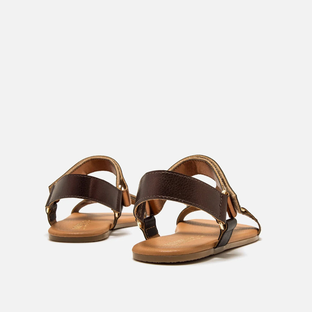 Sandalia Barefoot Mustang Cleo Bronce