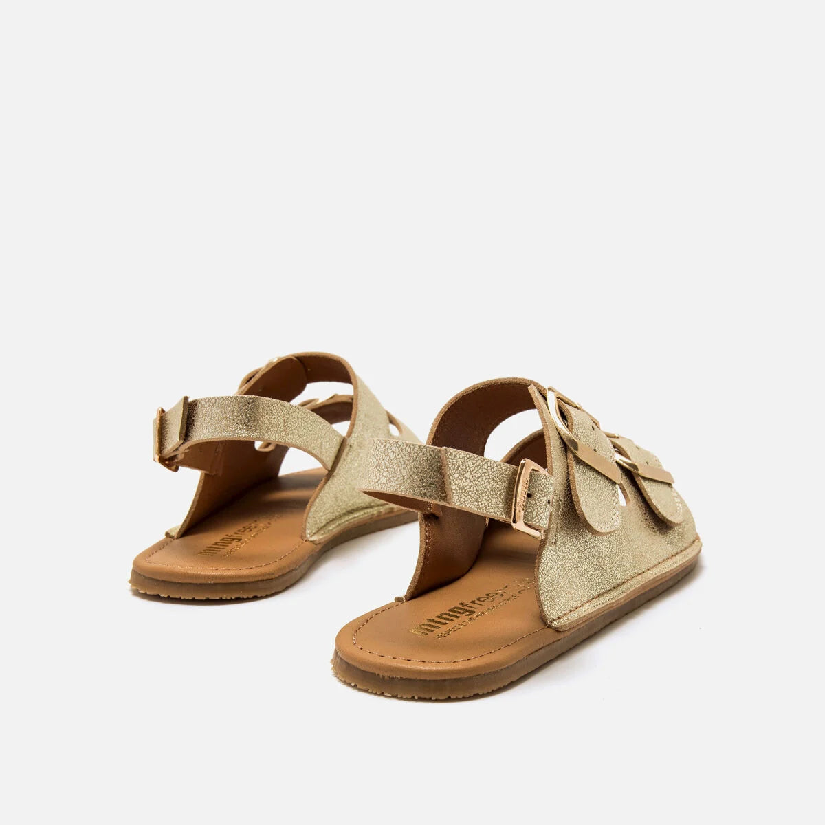 Sandalia Barefoot Mustang Free Lara Platino