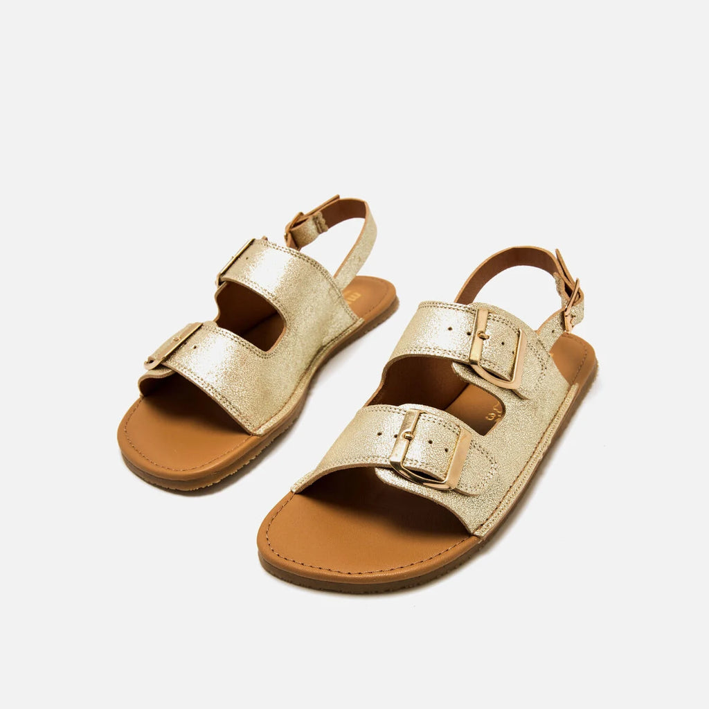 Sandalia Barefoot Mustang Free Lara Platino