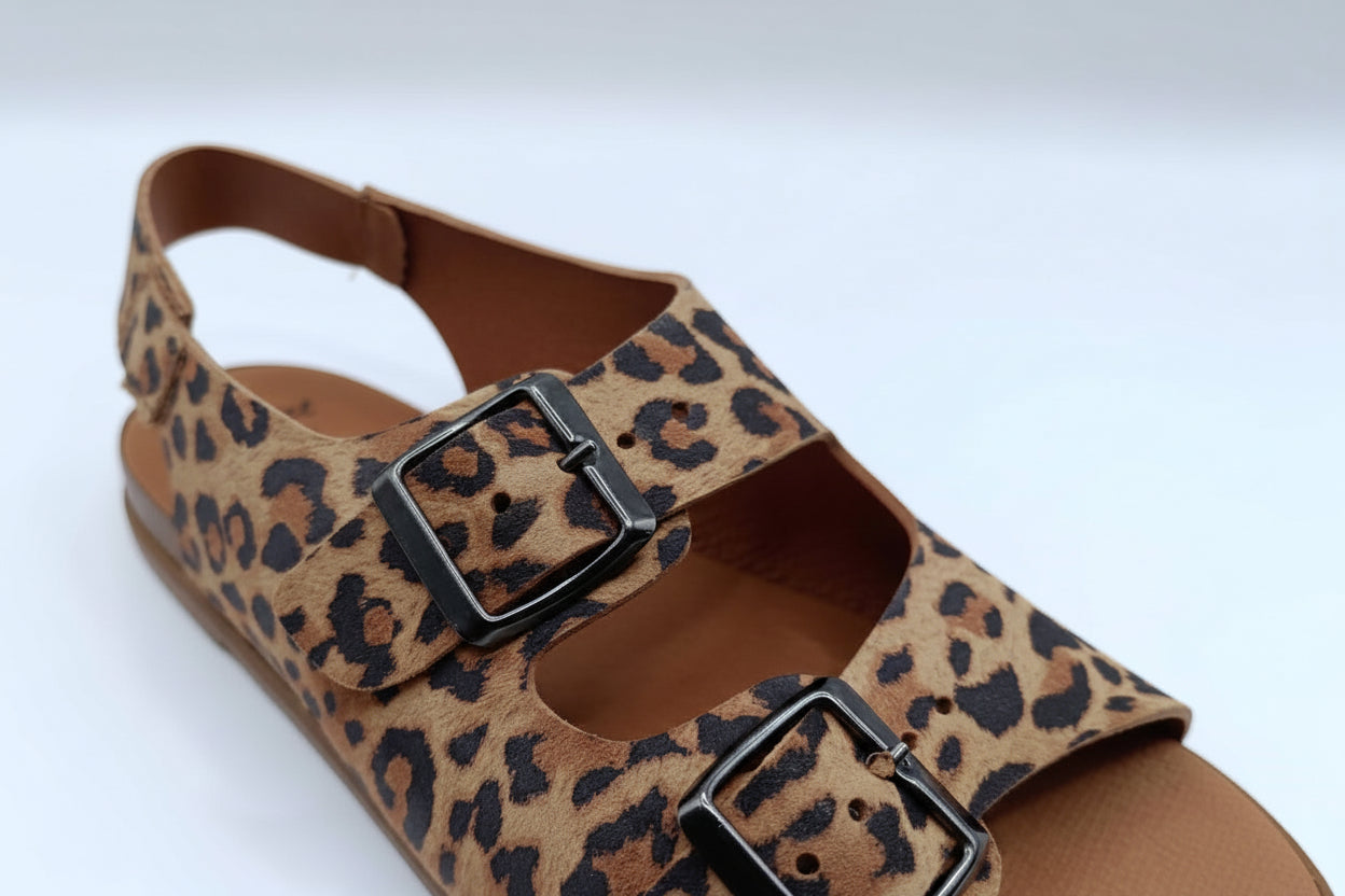 Sandalia Barefoot Leopardo Vivant