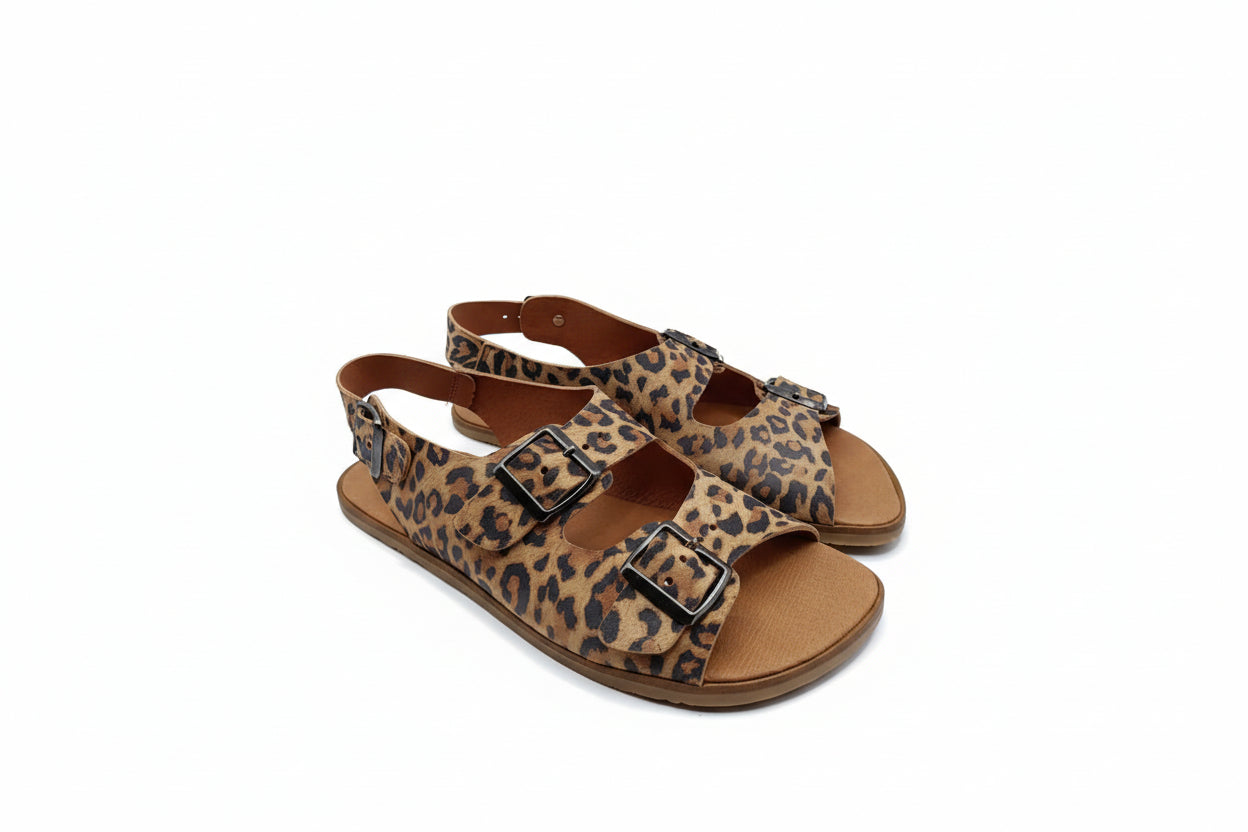 Sandalia Barefoot Leopardo Vivant