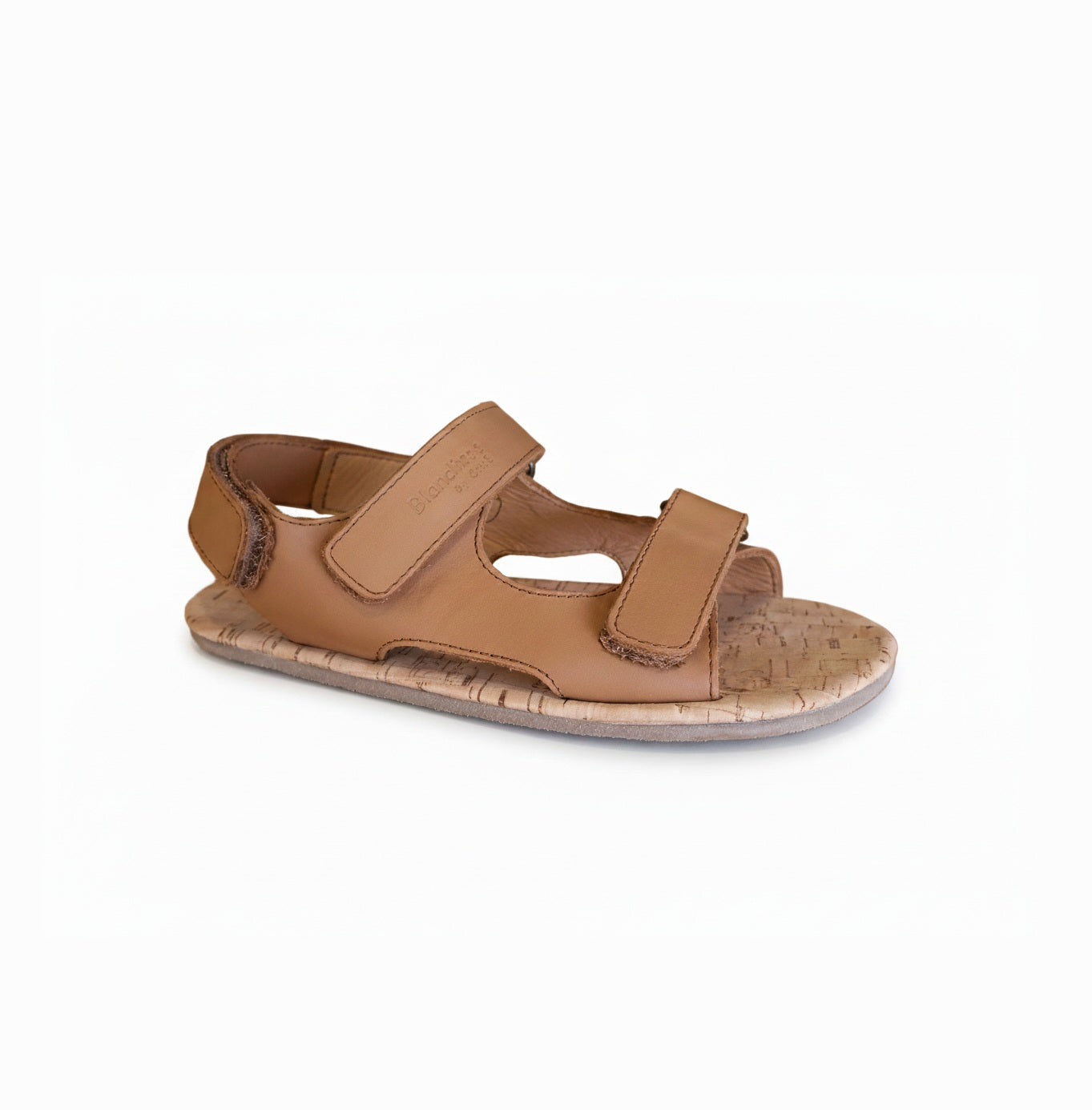 Sandalias Barefoot Blanditos Timón Cuero Camel
