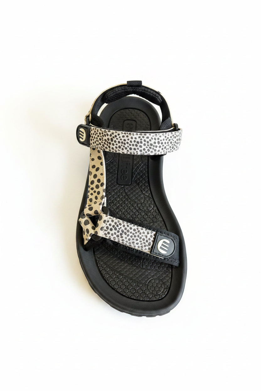 Sandalia Barefoot Mustang Sport Negro
