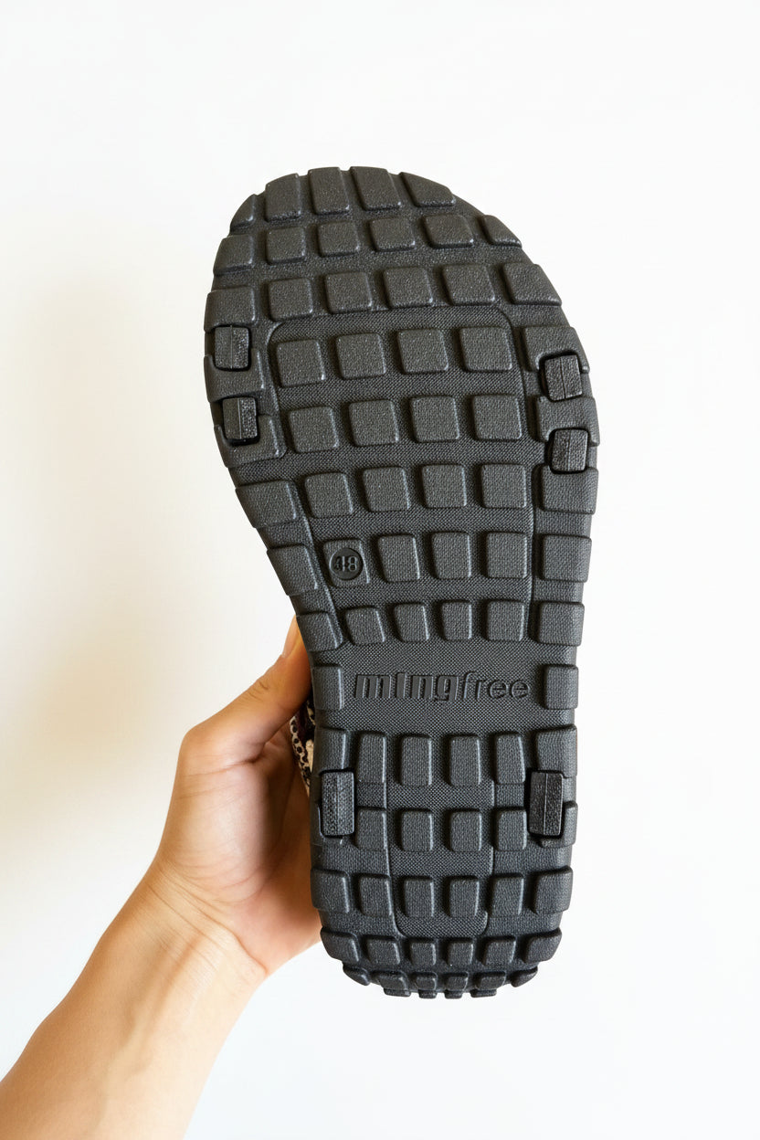 Sandalia Barefoot Mustang Sport Negro
