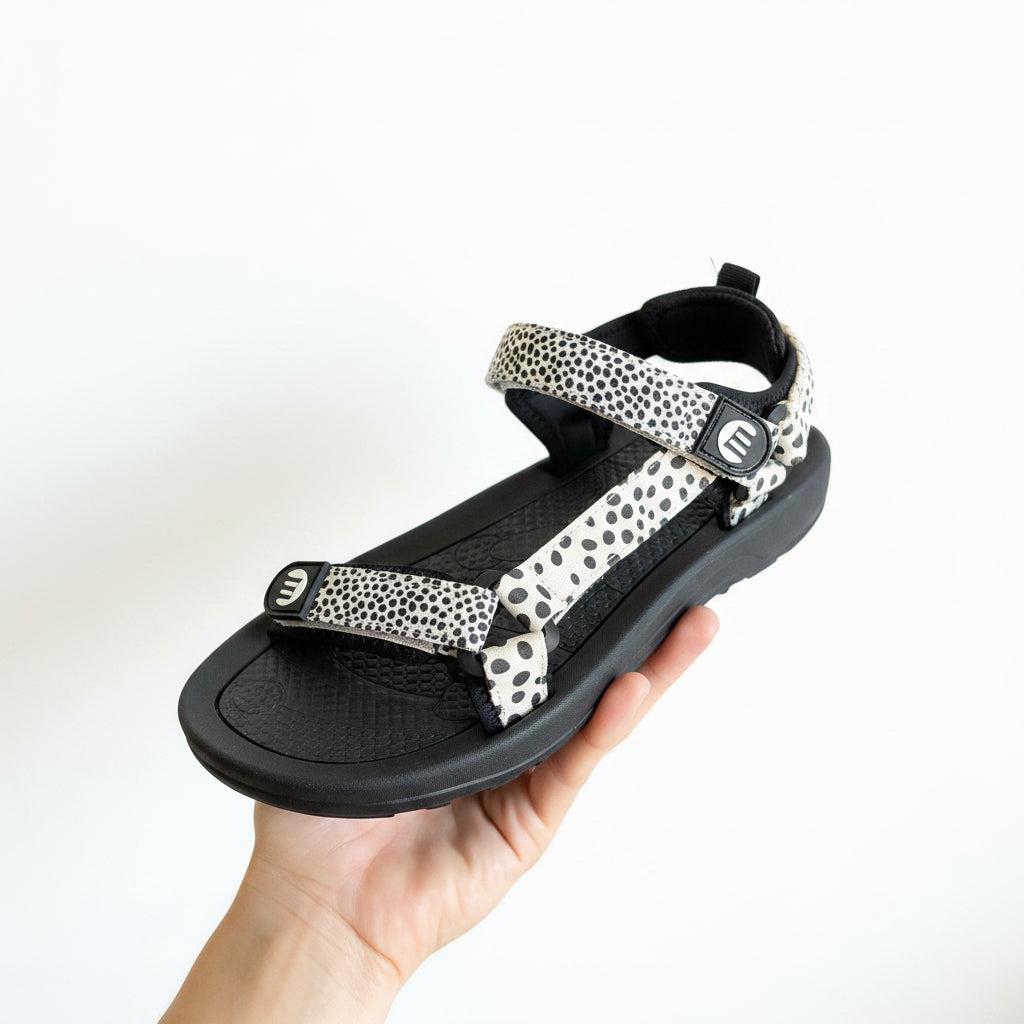 Sandalia Barefoot Mustang Sport Negro