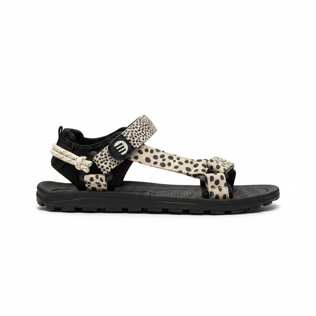 Sandalia Barefoot Mustang Sport Negro