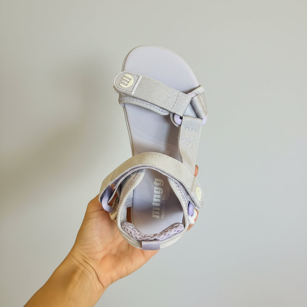Sandalia Barefoot Nylon Strap Malva