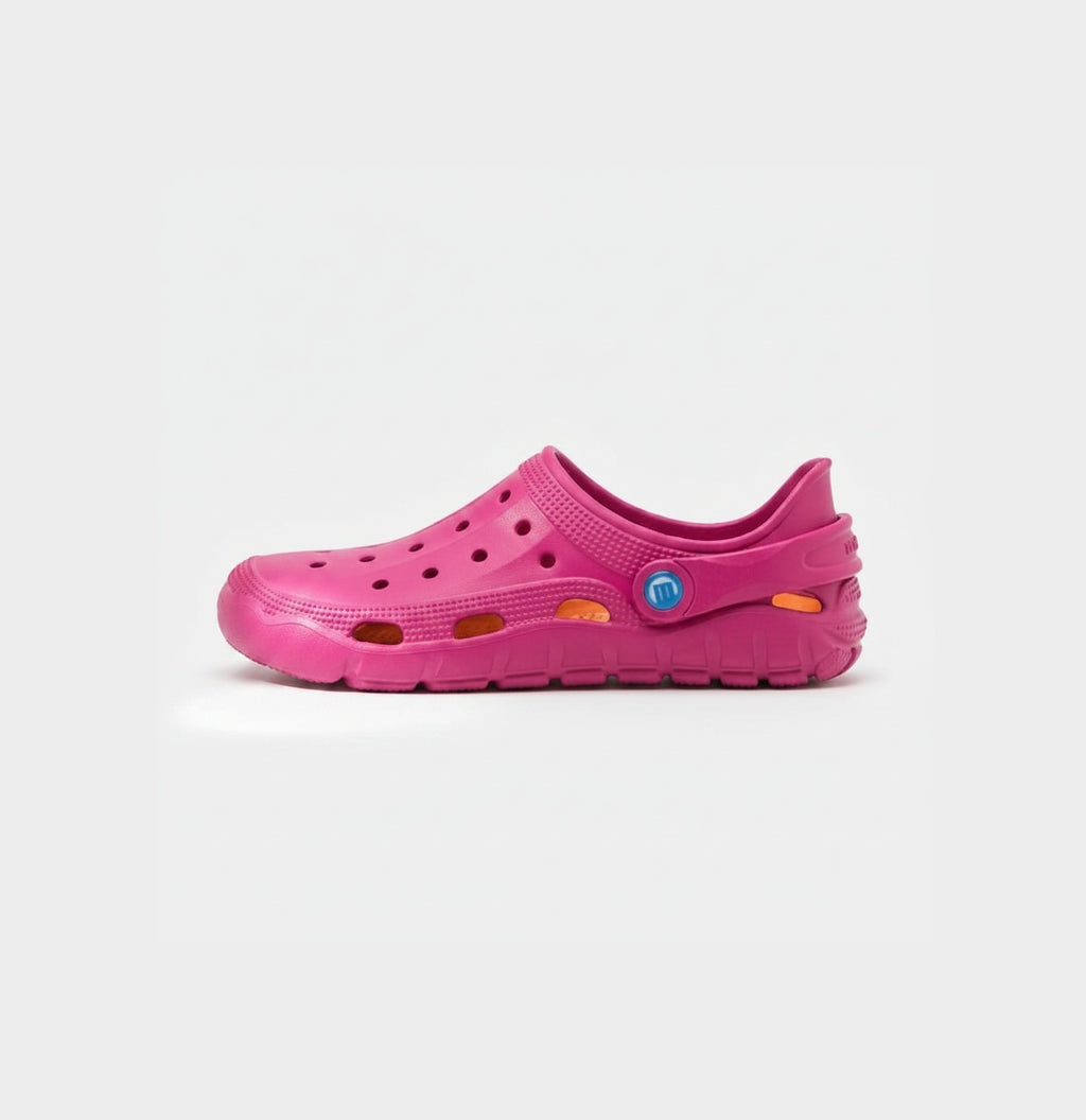 Zuecos Barefoot Mustang Evacare Rosa