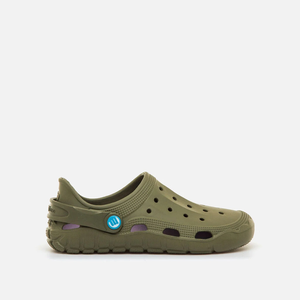 Zuecos Barefoot Mustang Evacare VERDE
