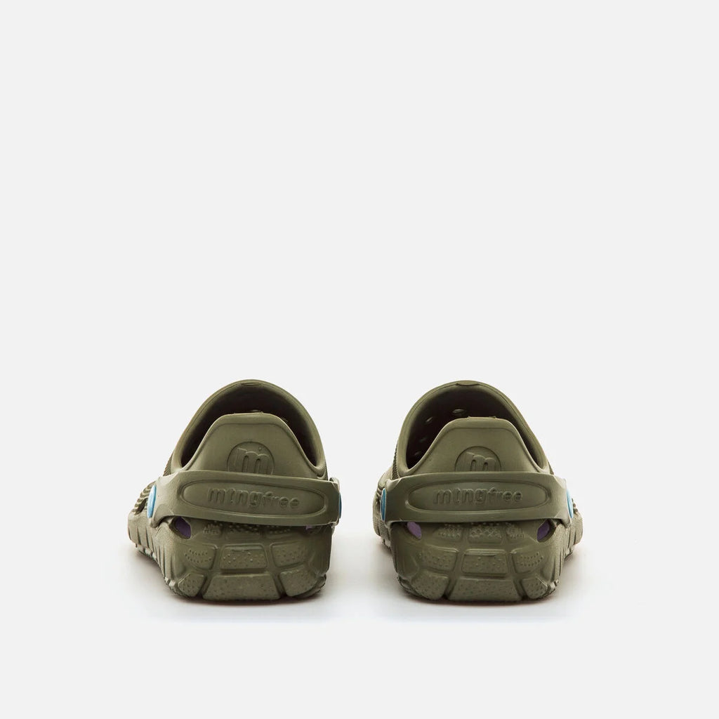Zuecos Barefoot Mustang Evacare VERDE