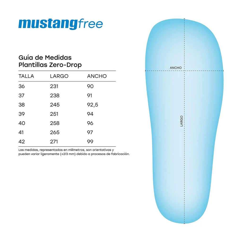 Zuecos Barefoot Mustang Evacare VERDE