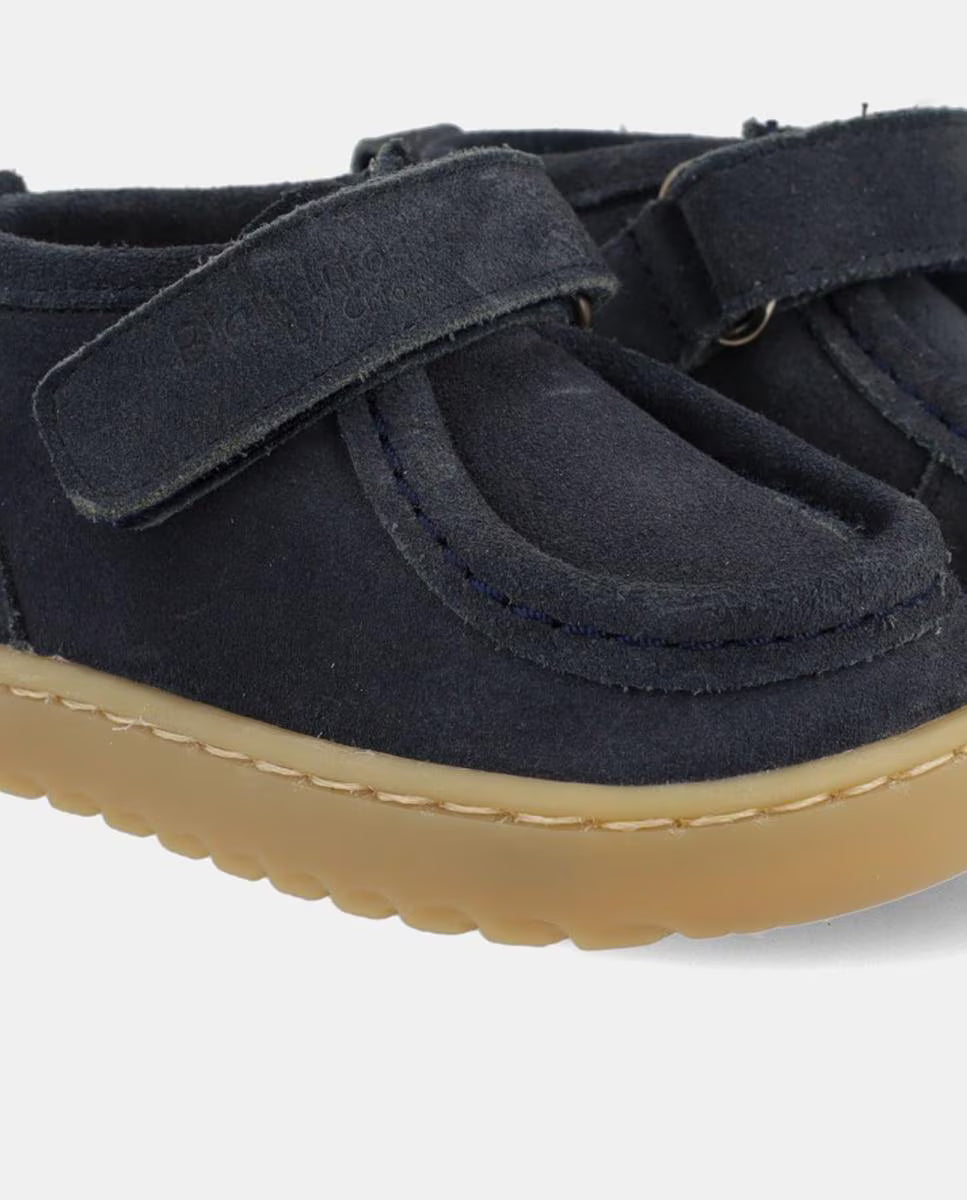 Botas Barefoot Blanditos Sahara Azul Marino – Calzado Respetuoso Infantil Flexible con Velcro