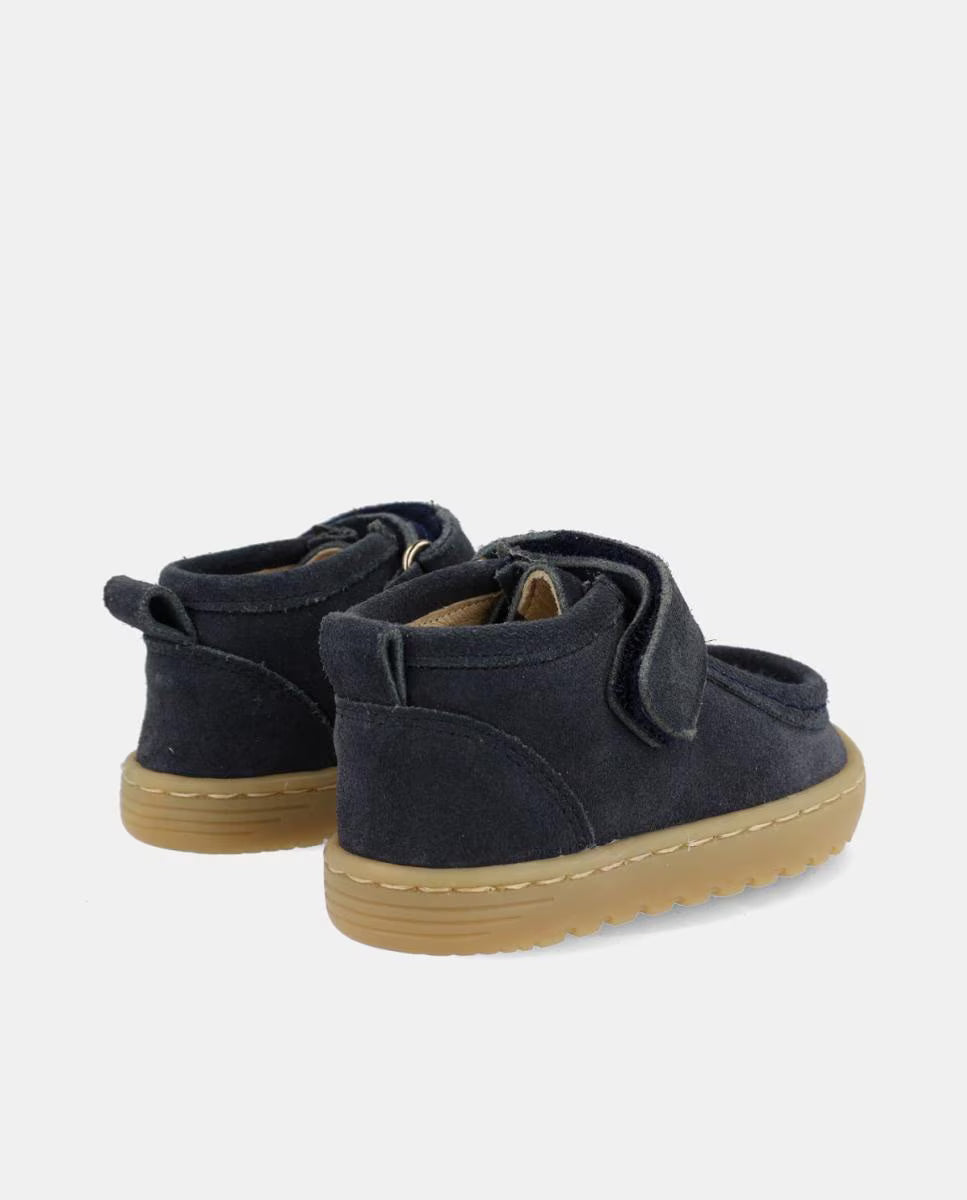 Botas Barefoot Blanditos Sahara Azul Marino – Calzado Respetuoso Infantil Flexible con Velcro