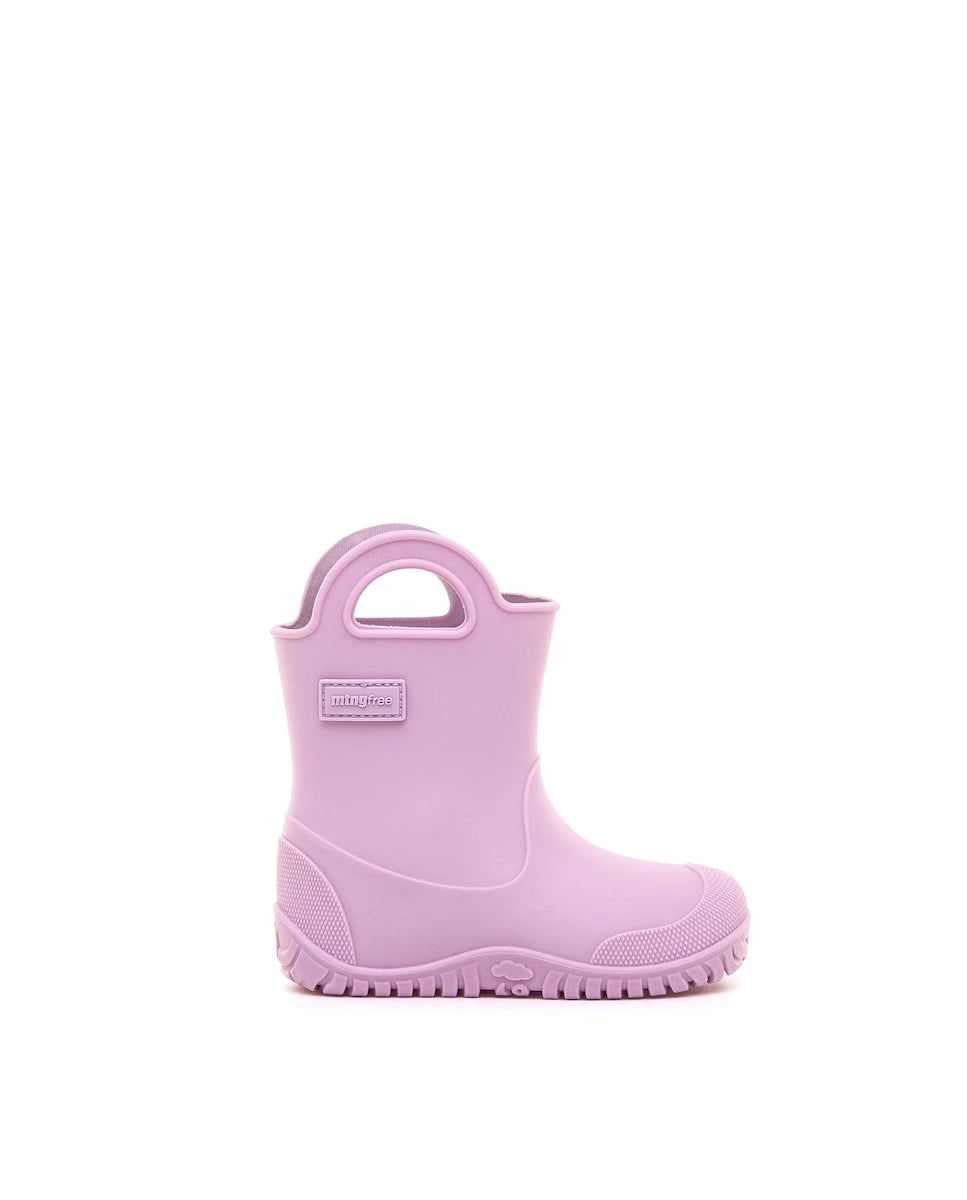 Botas de Agua Barefoot Mustang Infantiles Rosas
