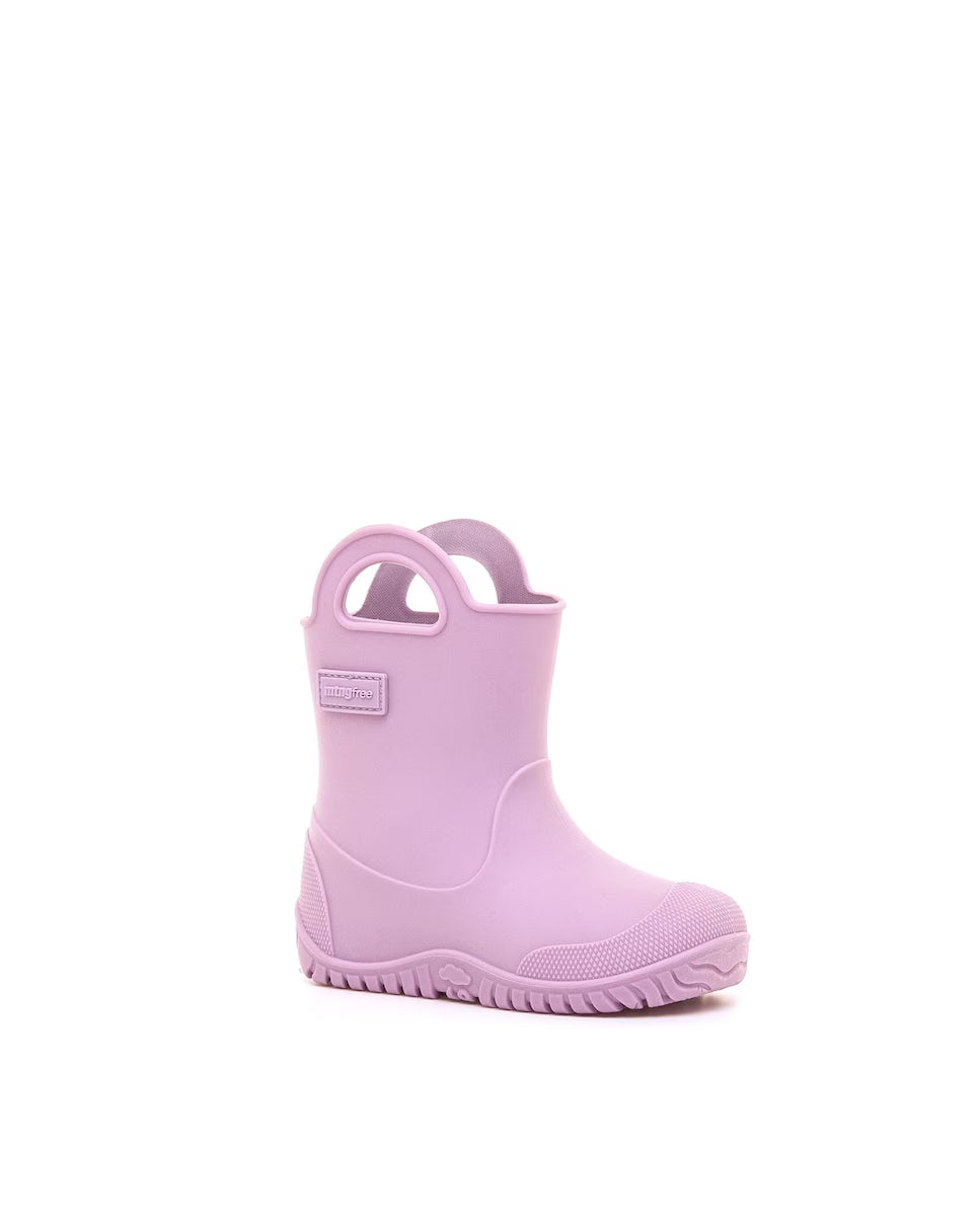 Botas de Agua Barefoot Mustang Infantiles Rosas