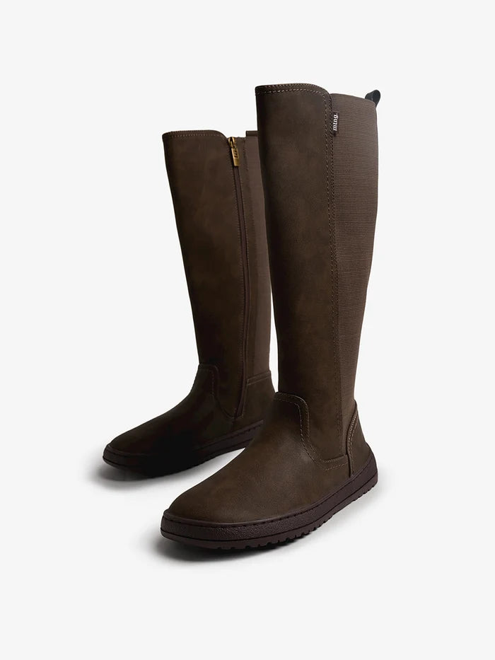 Botas Caña Alta Barefoot Mustang Alask Marrones