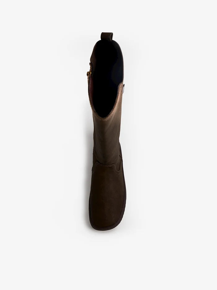 Botas Caña Alta Barefoot Mustang Alask Marrones
