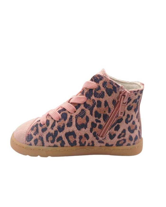 Botín Barefoot Coqueflex Leopardo Niña