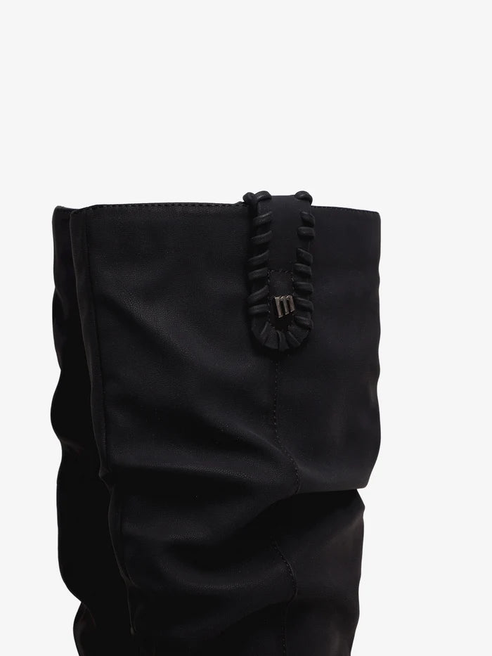 Botas Barefoot Mujer Mustang Alask Negras