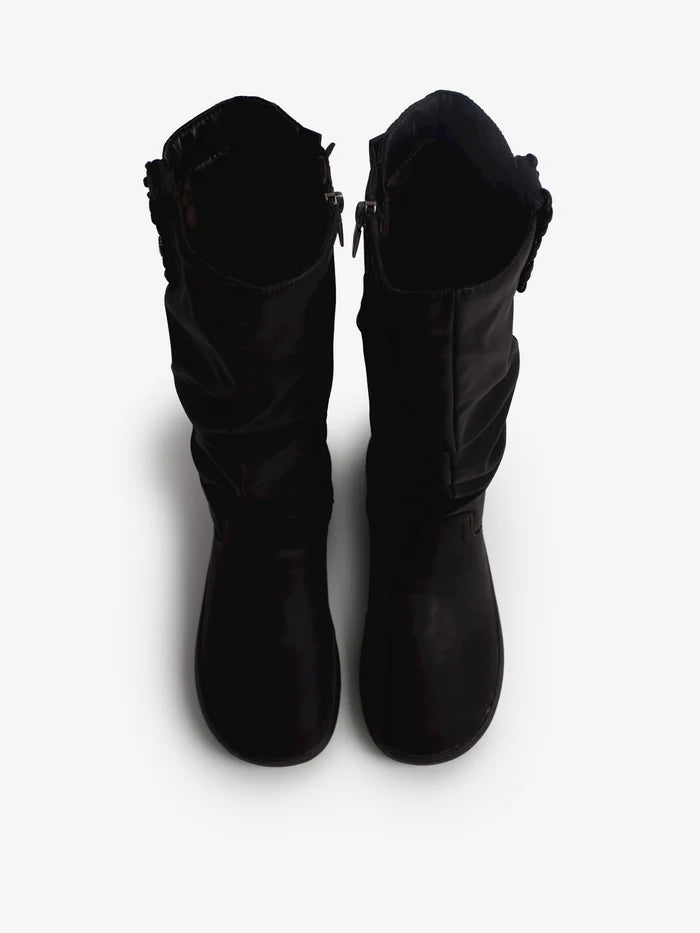 Botas Barefoot Mujer Mustang Alask Negras