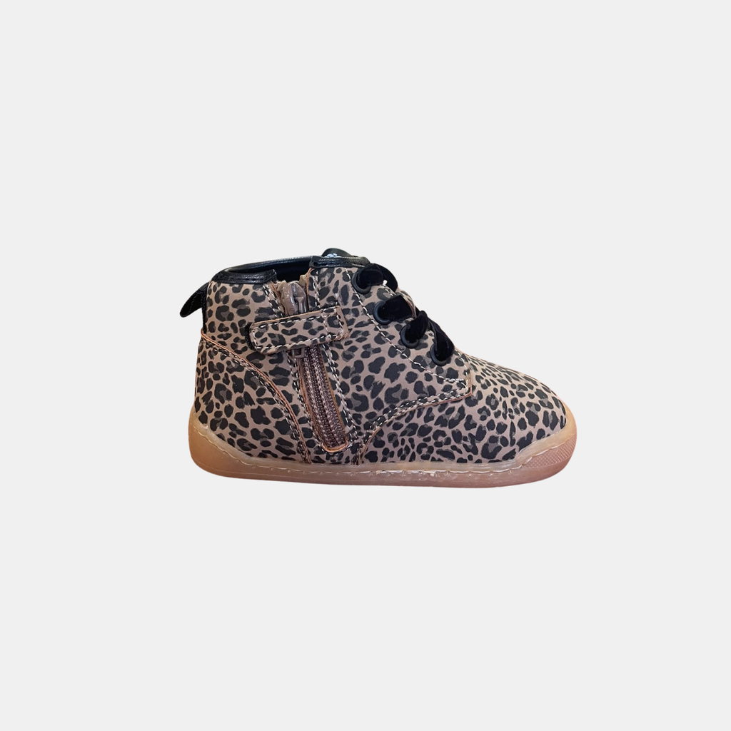 Botines Barefoot Mustang Free Estampado Leopardo