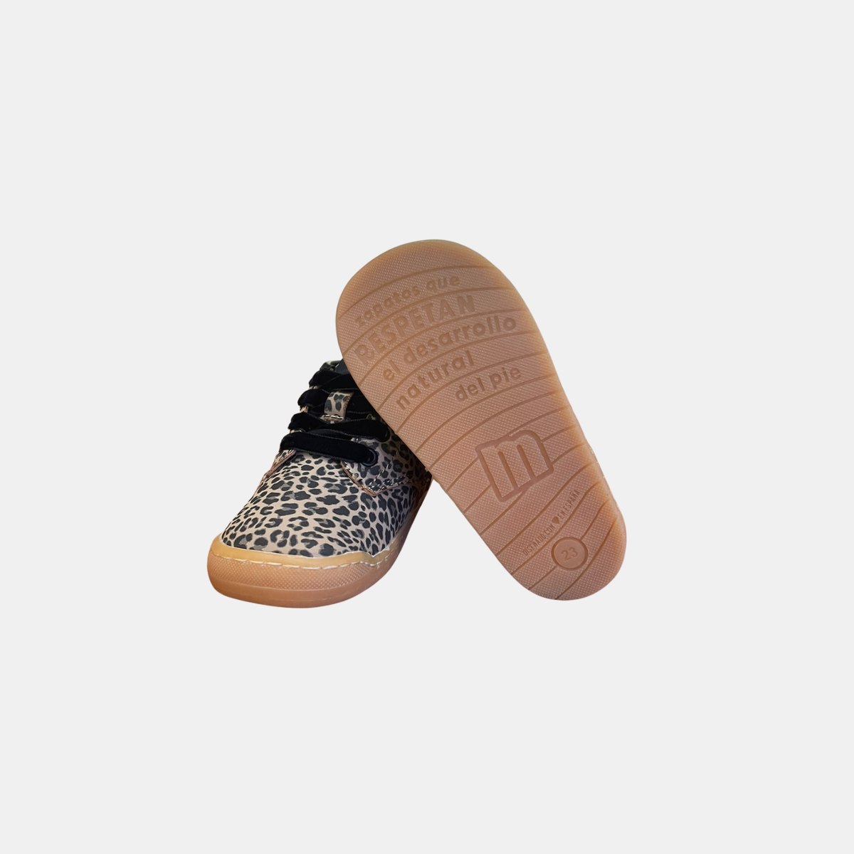 Botines Barefoot Mustang Free Estampado Leopardo